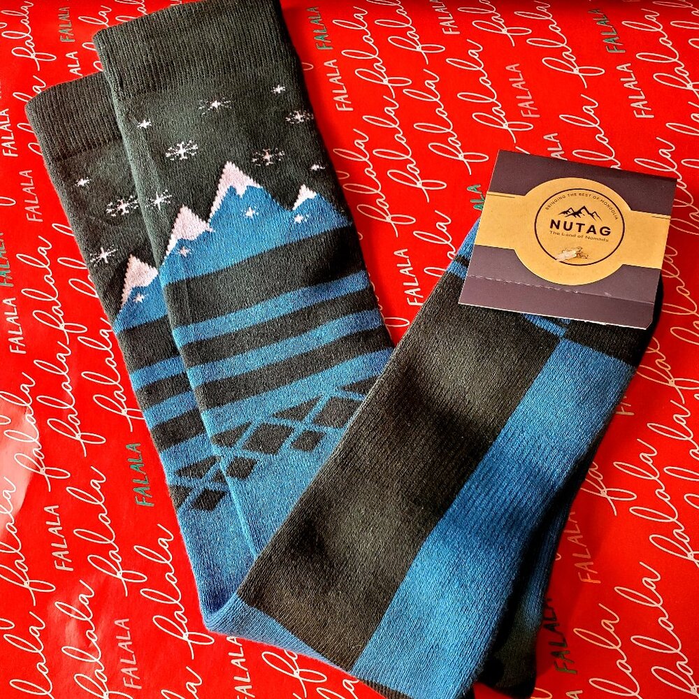Merino wool long socks /50%/  Perfect for winter weather, fishing, hunting, ski,